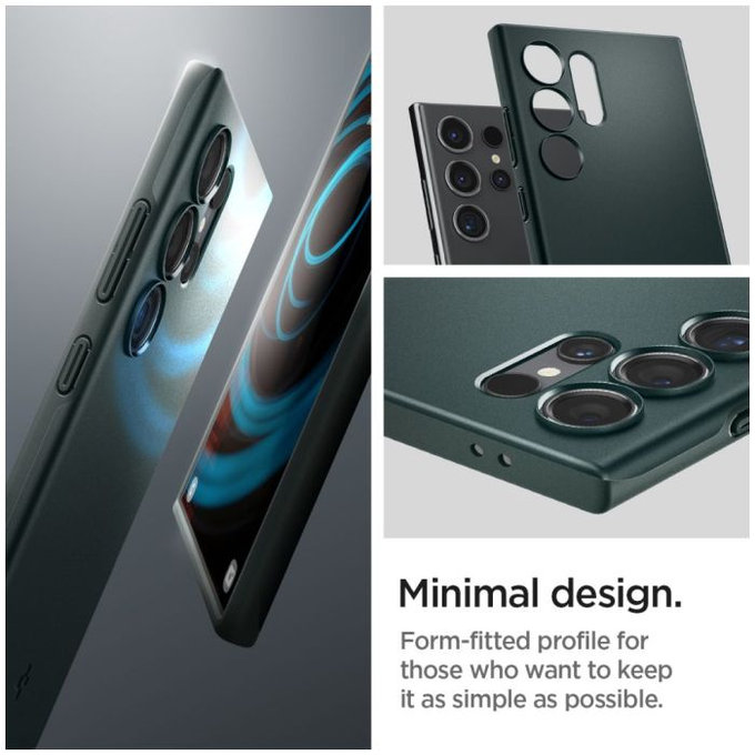 Spigen - Pouzdro Thin Fit pro Samsung Galaxy S24 Ultra, Abyss Green