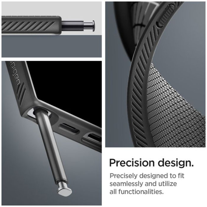 Spigen - Pouzdro Liquid Air pro Samsung Galaxy S24 Ultra, Matte Black