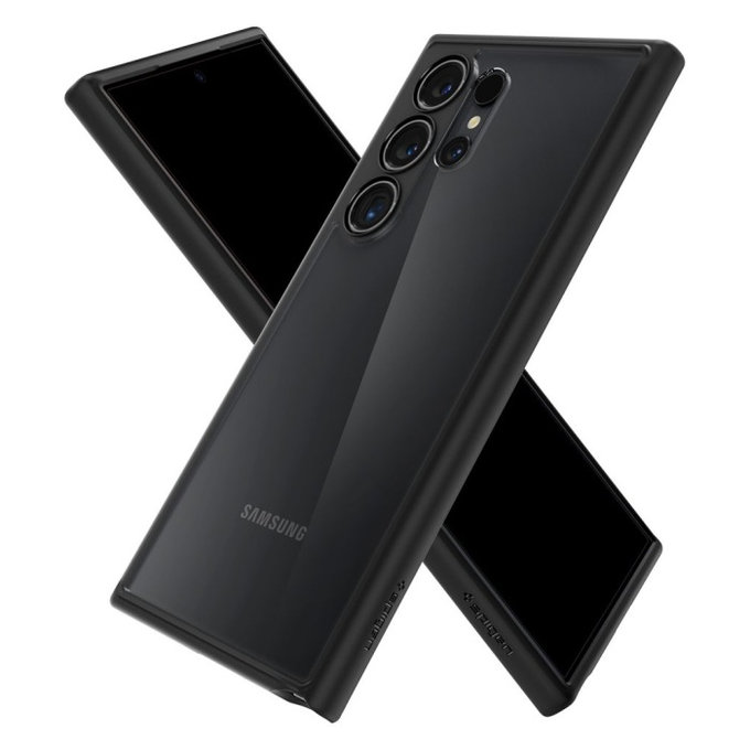 Spigen - Pouzdro Ultra Hybrid pro Samsung Galaxy S24 Ultra, Matte Black