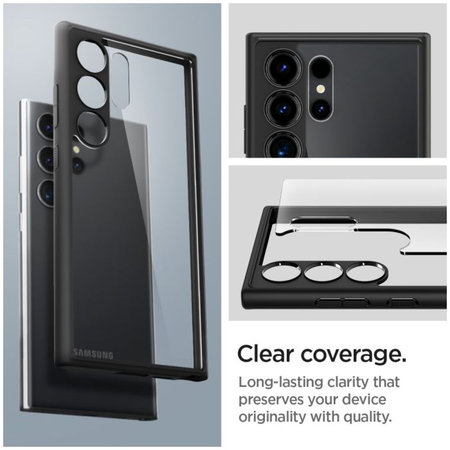 Spigen - Pouzdro Ultra Hybrid pro Samsung Galaxy S24 Ultra, Matte Black