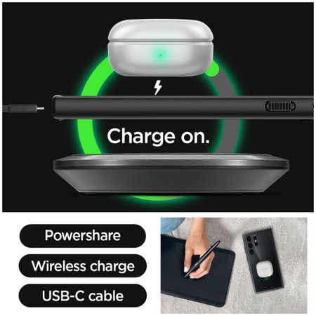 Spigen - Pouzdro Ultra Hybrid pro Samsung Galaxy S24 Ultra, Matte Black