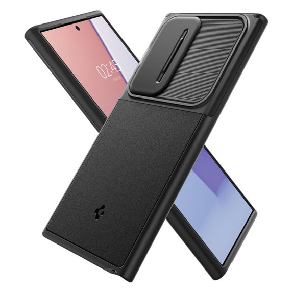 Spigen - Pouzdro Optik Armor pro Samsung Galaxy S24 Ultra, černá