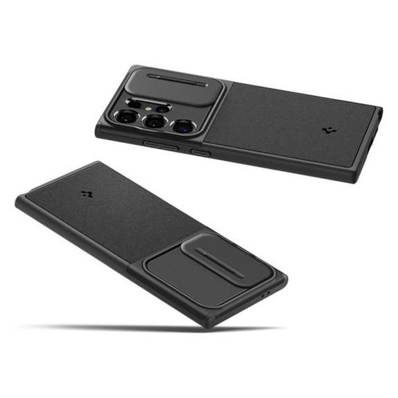 Spigen - Pouzdro Optik Armor pro Samsung Galaxy S24 Ultra, černá