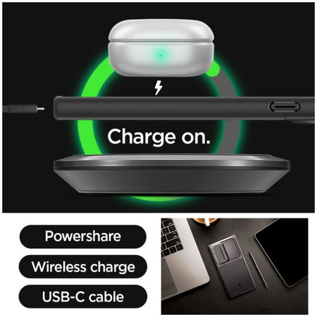 Spigen - Pouzdro Optik Armor pro Samsung Galaxy S24 Ultra, černá