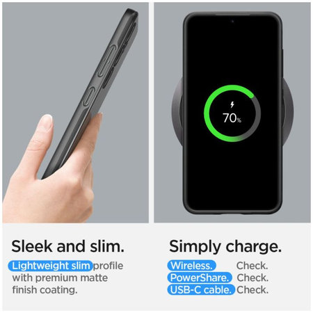 Spigen - Pouzdro Thin Fit pro Samsung Galaxy S24, černá