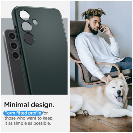 Spigen - Pouzdro Thin Fit pro Samsung Galaxy S24, Abyss Green