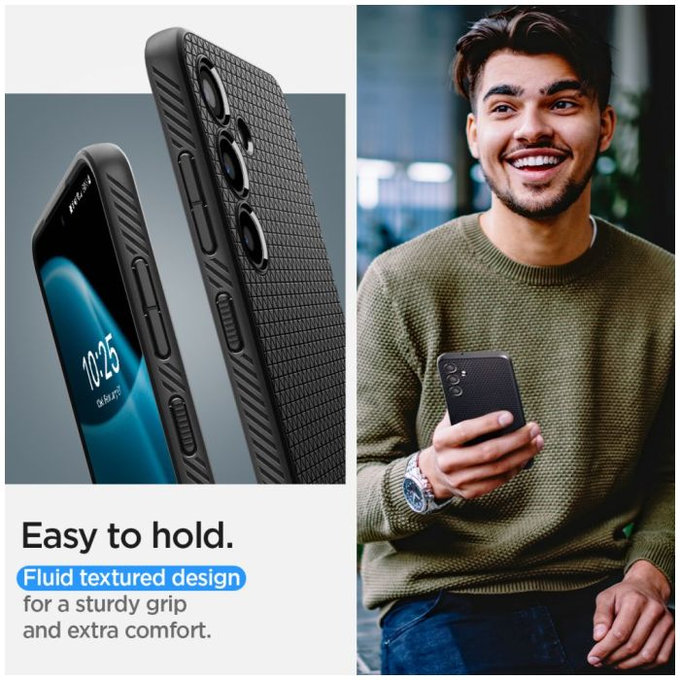 Spigen - Pouzdro Liquid Air pro Samsung Galaxy S24, Matte Black