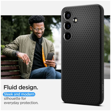 Spigen - Pouzdro Liquid Air pro Samsung Galaxy S24, Matte Black