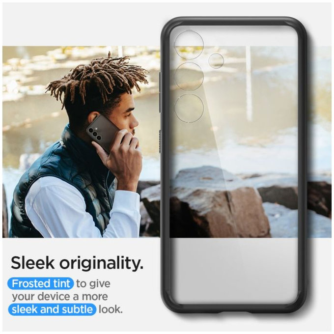 Spigen - Pouzdro Ultra Hybrid pro Samsung Galaxy S24, Matte Black