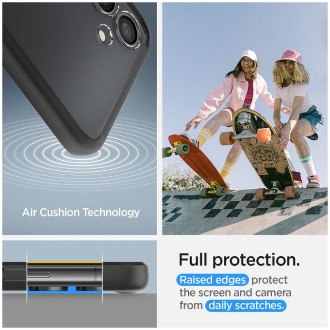 Spigen - Pouzdro Ultra Hybrid pro Samsung Galaxy S24, Matte Black