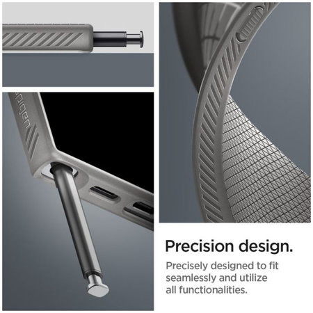 Spigen - Pouzdro Liquid Air pro Samsung Galaxy S24 Ultra, Granite Grey