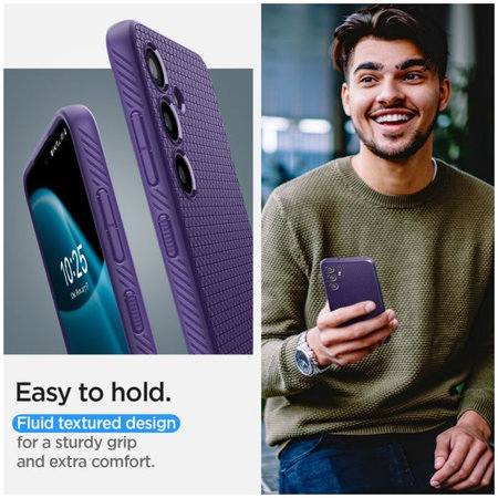 Spigen - Pouzdro Liquid Air pro Samsung Galaxy S24, Deep Purple