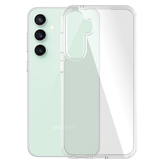 Pouzdro HardCase AB pro Samsung Galaxy S23 FE, Transparentní, PanzerGlass