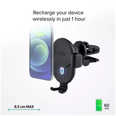 SBS - Držák do Auta Gravity s Bezdrátovým Nabíjením, 10W, černá