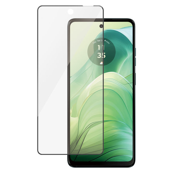 Tvrzené sklo UWF pro Motorola Moto G04/E14/G24 Power, Černá, PanzerGlass
