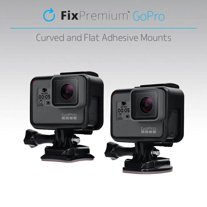 FixPremium - Sada Lepiek pro GoPro Držáky