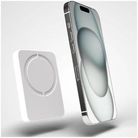 PURO - MagSafe PowerBank 4200 mAh 5W, USB-C, bílá