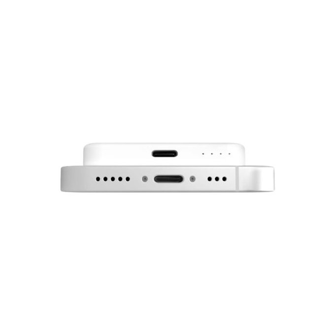 PURO - MagSafe PowerBank 4200 mAh 5W, USB-C, bílá