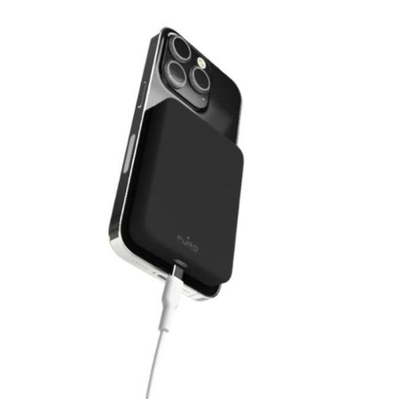 PURO - MagSafe PowerBank 4200 mAh 5W, USB-C, černá