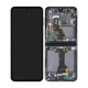 Samsung Galaxy Z Flip 5 F731B - LCD Displej + Dotykové Sklo + Rám (Graphite) OLED