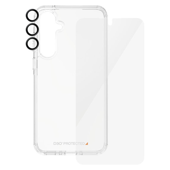 Bundle Hoops + Tvrzené sklo UWF + Hard Case D3O pro Samsung Galaxy A55 5G, PanzerGlass