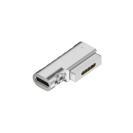 FixPremium - Redukce USB-C - MagSafe 2, stříbrná
