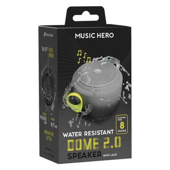 Music Hero - Bezdrátový reproduktor DOME 2.0, 3 W, černá