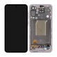 Samsung Galaxy A55 A556B - LCD Displej + Dotykové Sklo + Rám (Awesome Lilac) - GH82-34305C Genuine Service Pack