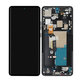 Motorola Edge 50 Pro - LCD Displej + Dotykové Sklo + Rám (Black Beauty) - 5D68C24092, 5D68C24322 Genuine Service Pack