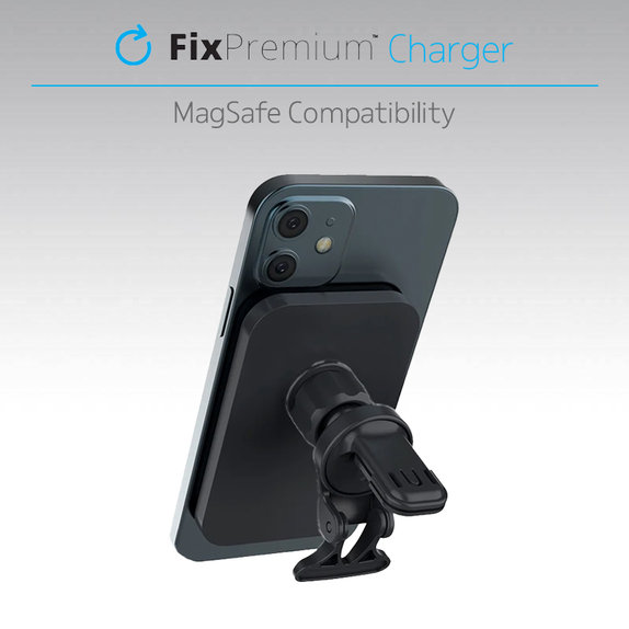 FixPremium - Autonabíječka s MagSafe V2, bílá
