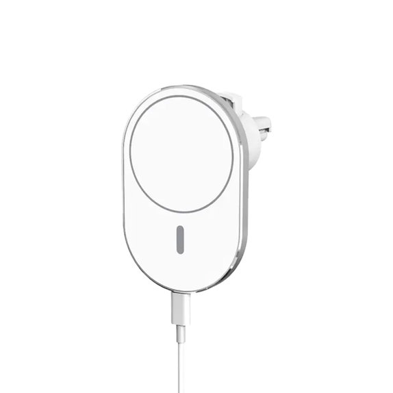 FixPremium - Autonabíječka s MagSafe V2, bílá