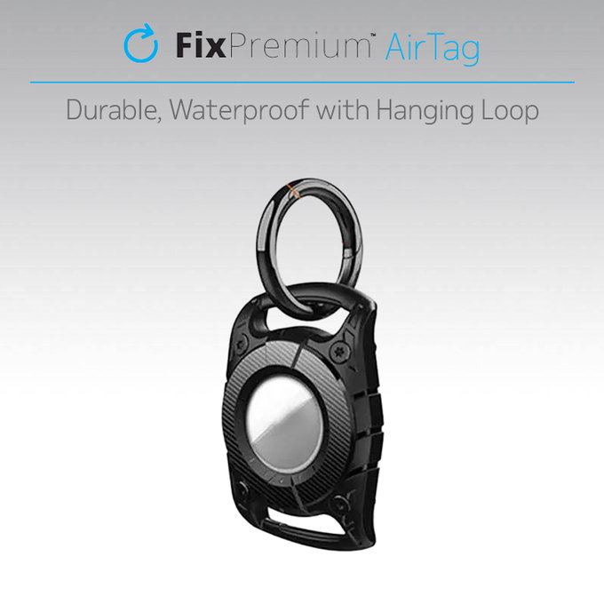 FixPremium - Obojek AirTag pro psy a kočky, modrý