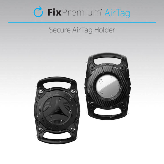 FixPremium - Obojek AirTag pro psy a kočky, modrý