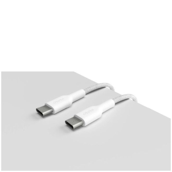 PURO - USB-C Kabel / USB-C, 240W, Fabrik FABK4, 2 m, bílá
