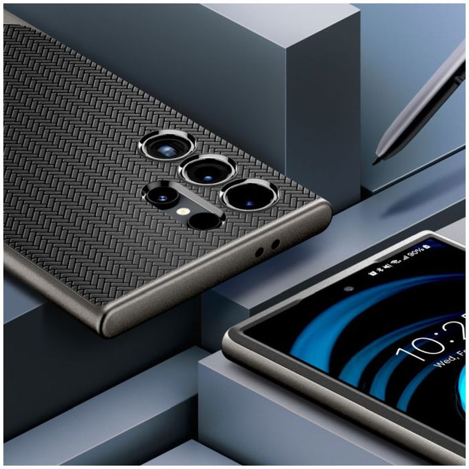 Spigen - Pouzdro Neo Hybrid pro Samsung Galaxy S24 Ultra, Gunmetal