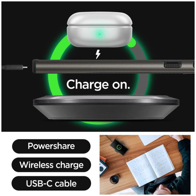 Spigen - Pouzdro Neo Hybrid pro Samsung Galaxy S24 Ultra, Gunmetal