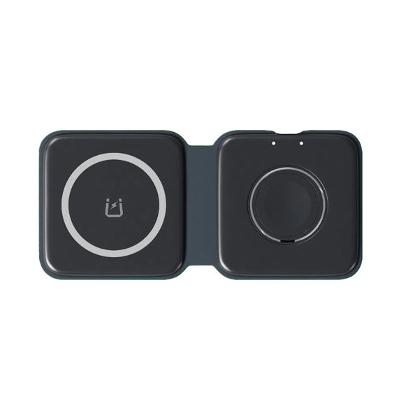 FixPremium - MagSafe Duo pro iPhone a Apple Watch, černá