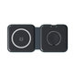 FixPremium - MagSafe Duo pro iPhone a Apple Watch, černá