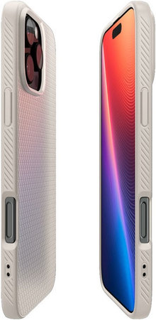 Spigen - Pouzdro Liquid Air pro iPhone 16 Pro Max, natural titanium