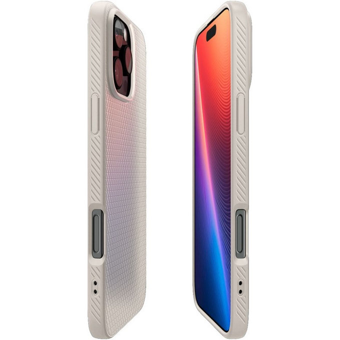 Spigen - Pouzdro Liquid Air pro iPhone 16 Pro Max, natural titanium