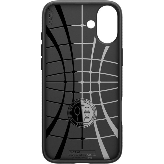Spigen - Pouzdro Liquid Air pro iPhone 16 Plus, matte black