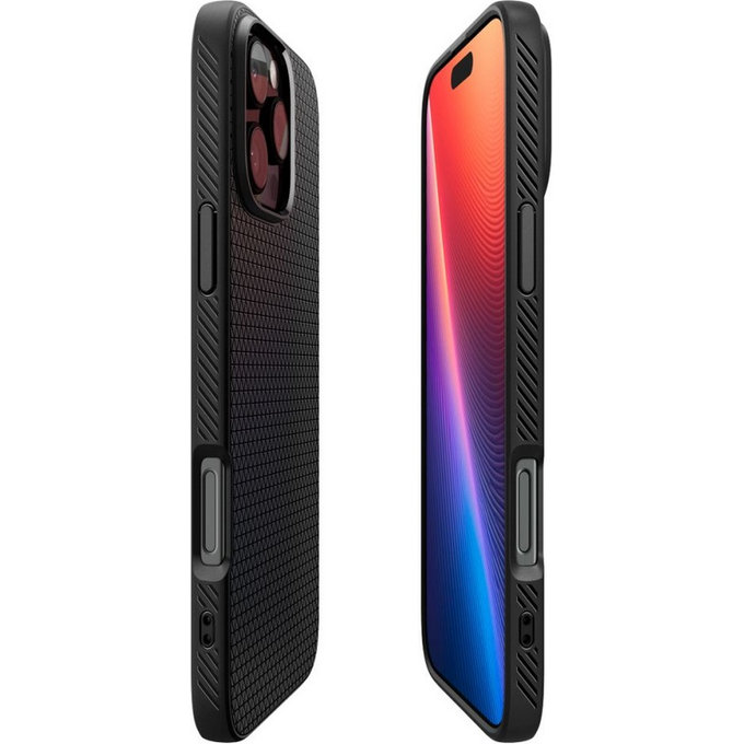 Spigen - Pouzdro Liquid Air pro iPhone 16 Pro, matte black