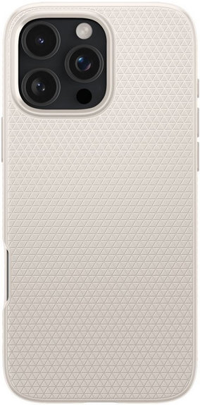 Spigen - Pouzdro Liquid Air pro iPhone 16 Pro, natural titanium