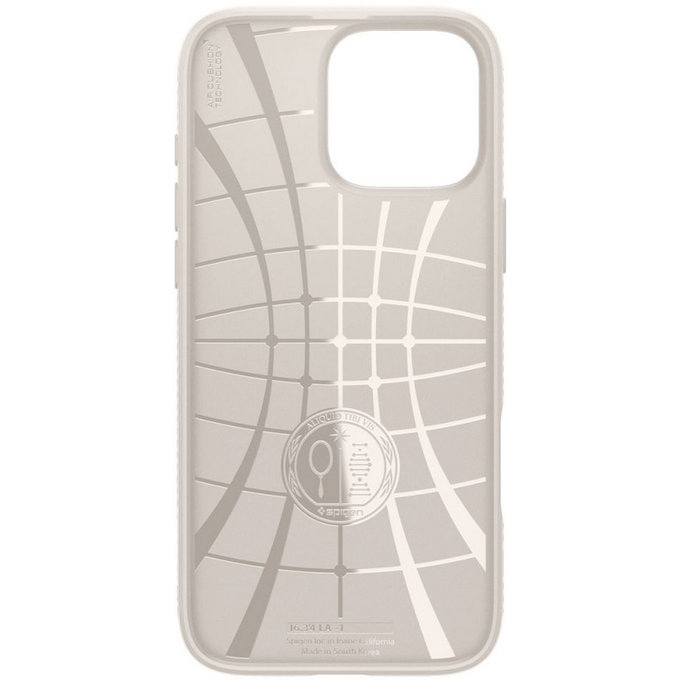 Spigen - Pouzdro Liquid Air pro iPhone 16 Pro, natural titanium