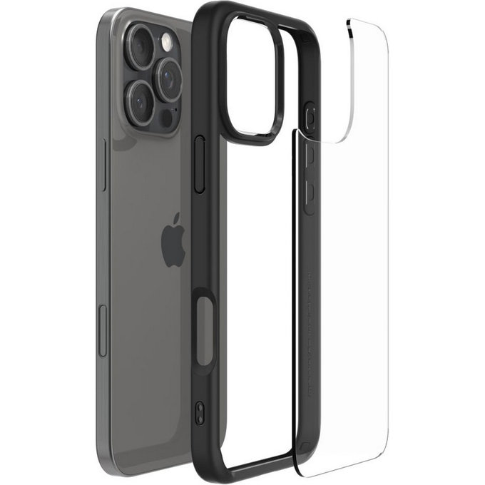 Spigen - Pouzdro Ultra Hybrid pro iPhone 16 Pro, matte black
