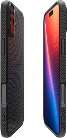 Spigen - Pouzdro Liquid Air pro iPhone 16, matte black