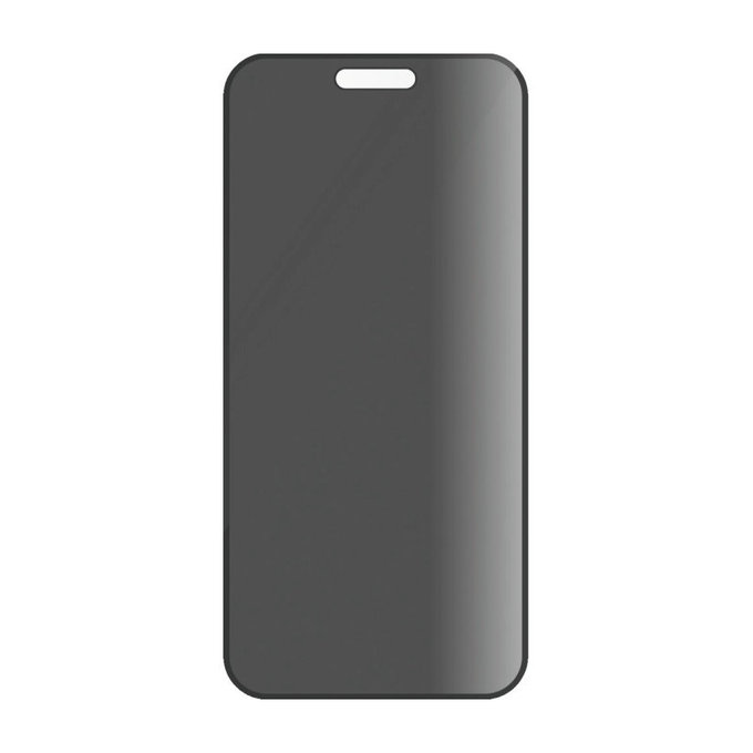 Tvrzené sklo UWF Privacy s aplikátorem pro iPhone 16/15, Černá, PanzerGlass