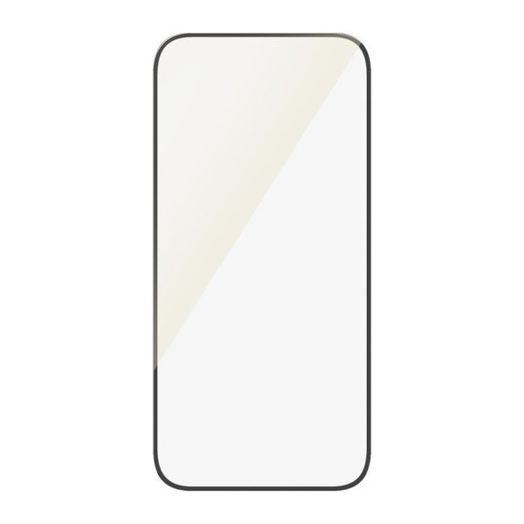 Tvrzené sklo UWF Eyecare s aplikátorem pro iPhone 16 Plus/15 Plus, Černá, PanzerGlass