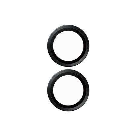 PanzerGlass - Ochranný Kryt Objektivu Fotoaparátu Hoops Ceramic pro iPhone 16 a 16 Plus, černá