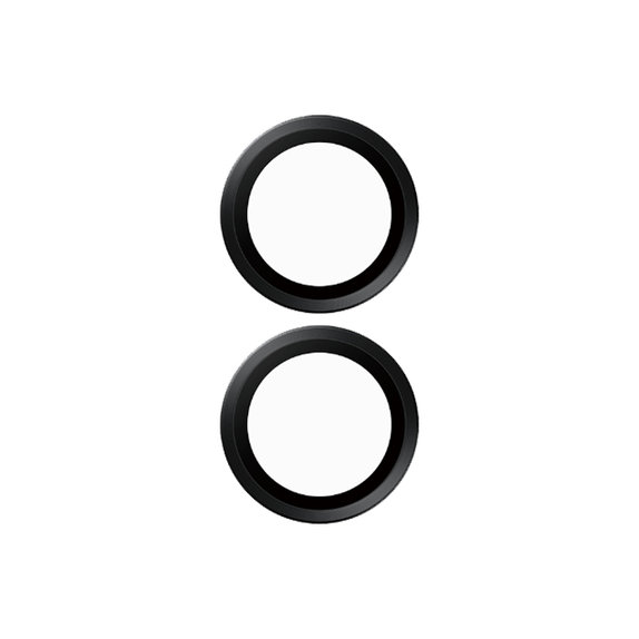 PanzerGlass - Ochranný Kryt Objektivu Fotoaparátu Hoops pro iPhone 16 a 16 Plus, černá